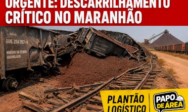 Grave descarrilhamento na Estrada de Ferro Carajás mobiliza equipes da Vale no Maranhão