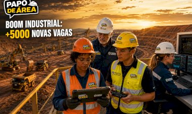 INDÚSTRIA EM ALTA: Expansão de projetos minerais deve gerar mais de 5 mil novas vagas técnicas no segundo semestre